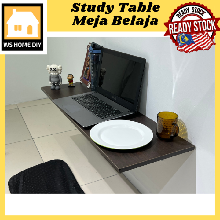WS home DIY Meja Belajar Meja Lipat Study Table Wall Mounted Table