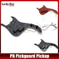 {:”》 Pickguard ซ่อมเครื่องป้องกันปิ๊กของกีต้าร์เบส PB แบบมีสายพร้อมชุดประกอบตัวถังหม้อต้มสำหรับการเปลี่ยนเบส PB ที่แม่นยำ