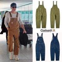 Carhartt Carhartt โดยรวมคนรักชายและหญิงแสดงความเสียใจในช่วงฤดูใบไม้ผลิและฤดูใบไม้ร่วงและหลวมตรงรวมกันของกางเกงยีนส์ UNIQLO