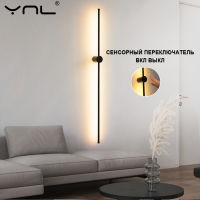 Modern LED Wall Light Indoor Lighting Touch Switch Wall Sconce Lamp Fixture Adjustable For Bedroom Living Room Sofa Background