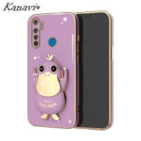 Kanavi เคสโทรศัพท์รูปเป็ด C3แบบถอดได้สำหรับ Realme 5 5i 5S C2 6i 5 Pro 7 Pro 8 Pro 9 Pro 8i 7i 9i 7 8 8 5G 9 4G Narzo 50A Narzo 50i เคสโทรศัพท์ตัวชุบโลหะหรูหราแฟชั่นใหม่ฝาครอบโทรศัพท์ที่ใส่เป็ดและถอดออกได้สวยงาม