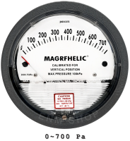 0-750 PA เกจวัดแรงดัน  MAGRFHELIC | Differential Pressure Gages ใช้วัดได้ทั้งแรงดันบวกและลบ  สำหรับห้องแยกโรค ห้องผ่าตัด ,พร้อมสายยางคุณภาพดี และฟิตติ้ง