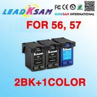 ตลับหมึก3x เข้ากันได้สำหรับ Hp56 57แทนที่เข้ากันได้สำหรับ Hp57 56 Officejet 5508 5510 5515 6110 6150 J5500 J5508 1315 J5520