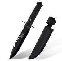 KNIFE X-301 มีดเดินป่าด้ามตรง มีดพกพา (11.5 นิ้ว) มีดแคมป์ปิ้ง แถมฟรีซองเก็บมีดอย่างดี W-10