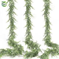 hotx【DT】 Artificial Eucalyptus Garland Rattan  Wedding Arch Wall Background Decoration for Garden Hanging Fake