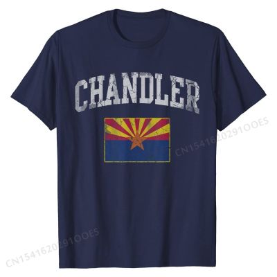 Chandler Arizona Flag T-Shirt Top T-shirts Cheap Casual Cotton Men Tops Shirts Design