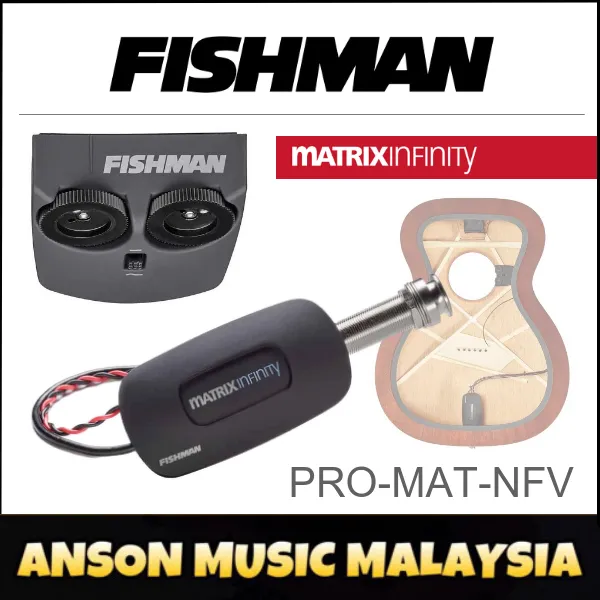 Fishman Matrix Infinity VT Pickup & Preamp System, Wide Format (PROMAT