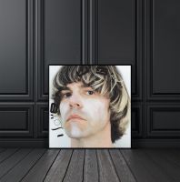 ฉันรักท้องฟ้าใหม่ Tim Burgess อัลบั้มเพลงโปสเตอร์ผ้าใบพิมพ์ลายแร็พฮิปฮอปนักร้องดาวเพลงการตกแต่งภาพวาดผนังบ้าน