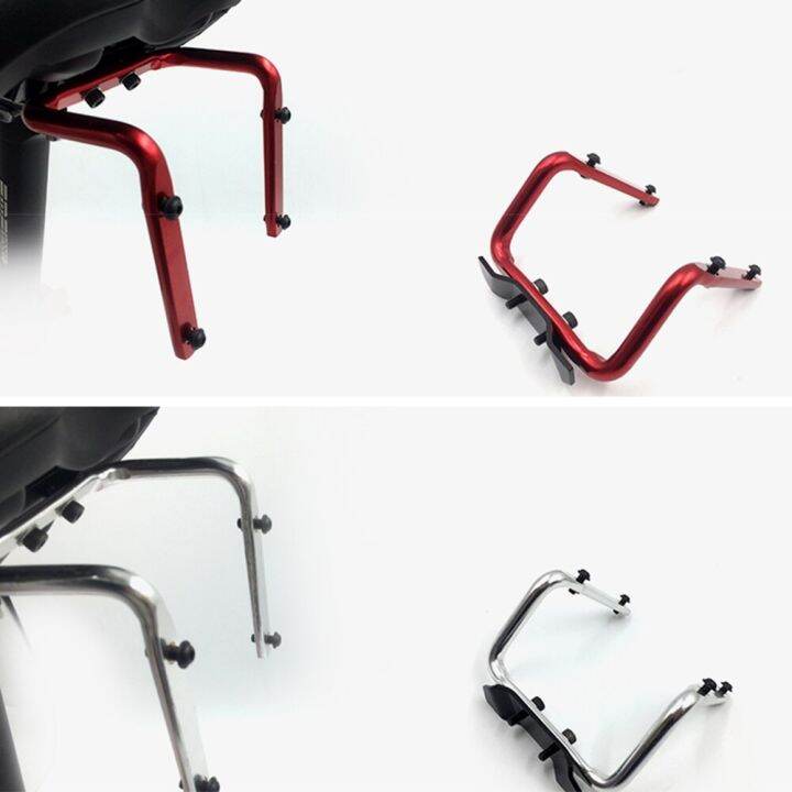 aodianzishangwuyou Bicycle Seat Post Rack Bike Saddle Back Double Water