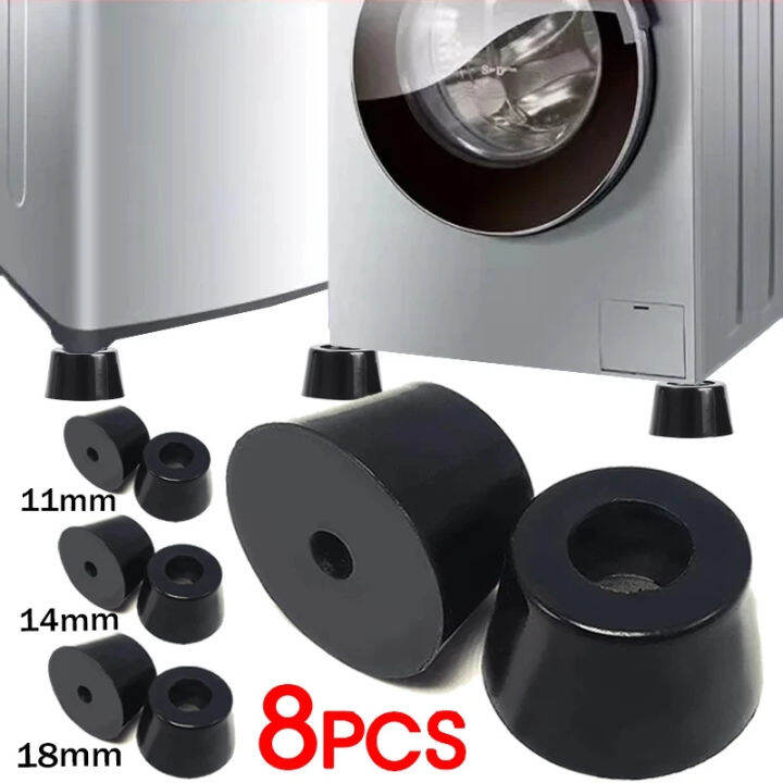 8Pcs Shockabsorb Table Chair Legs Circular Pads Antislip Furnitures
