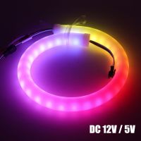 【CW】 Full Color Neon Strip Light DC 5V 12V SMD 5050 Pixel WS2812B SK6812 Addressable Waterproof LED Strip 1m 2m