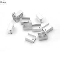 Renk 10x ชุดฮีทซิงค์อลูมิเนียมสำหรับ-220ทรานซิสเตอร์20x15x10mm