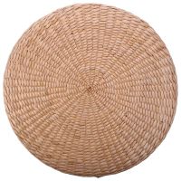 5 Pcs 40cm Tatami Cushion Round Straw Weave Handmade Pillow Floor Yoga Chair Seat Mat