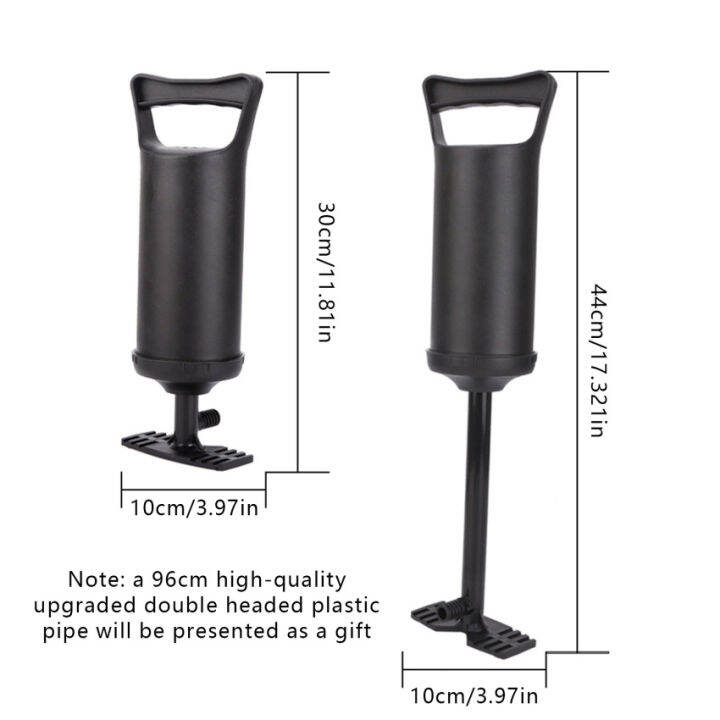 Hand Pump Double Quick Air Pump for Inflatable, Hand Held Air Pump