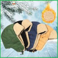 QIZUI Fashion Cotton Ski Hat Trapper Bomber Hats Earflap Bonnet Russian Ushanka Snow Caps