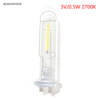 qiaoneixie หลอดไฟพลังงานแสงอาทิตย์แบบจุดลวดเส้นใยสำหรับเชื่อม3V หลอดไฟ LED 2700K แหล่งกำเนิดแสงโคมไฟไส้หลอด