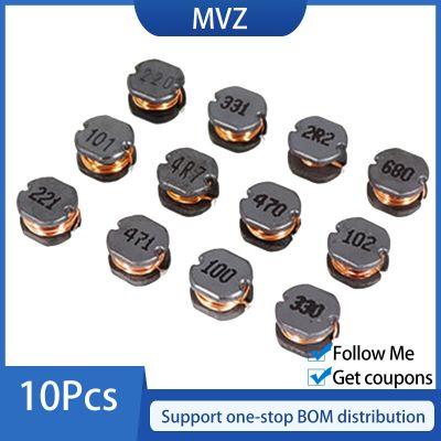 10Pcs CD43 SMD Integrated Power Inductor Choke Coils 470UH 680UH 1000UH 1MH 2.2MH 471 681 102 222 Electrical Circuitry Parts