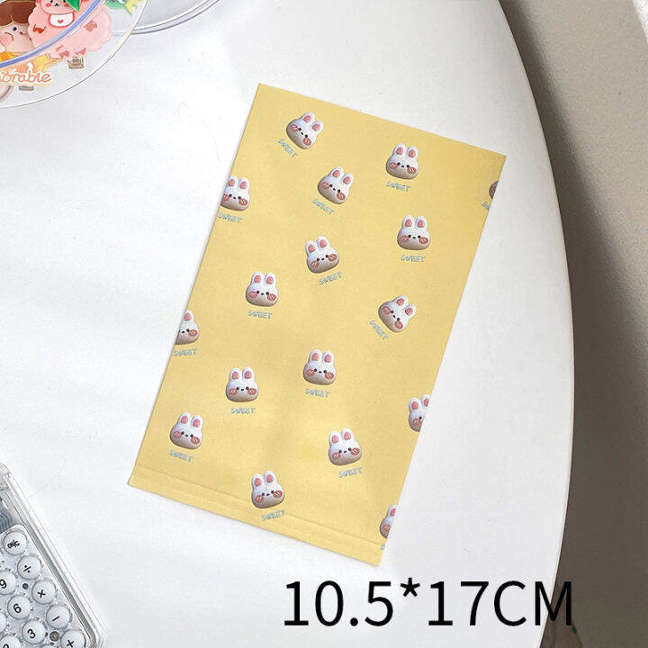 cute-rabbit-snack-bag-cookie-packaging-bag-oil-proof-film-packaging-bag-girl-heart-storage-bag-small-item-storage-bag-baking-gift-paper-bags