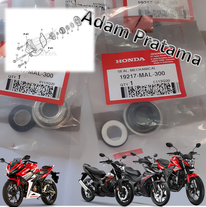 Seal Mechanical 19217MAL300 Sil Mekanikal Water Pump CS1 Sonic 125