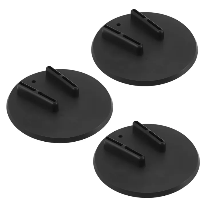 3X Motorcycle Kickstand Pad Kick Stand Coaster Puck for Touring