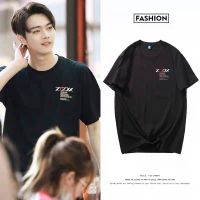 เสื้อยืดผ้าฝ้ายพิมพ์ลายขายดี พร้อมส่ง S-M ️ZGDX เสื้อยืดผ้าคอตตอนคอกลมสีดำทีมZGDXสวีข่ายเฉิงเกอลู่ซือเฉิง รักยิ้มของเธอS-5XL