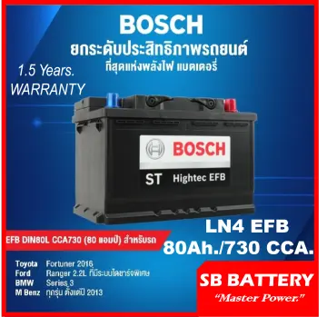 Bateria Bosch Ln4 Agm 80ah Bmw/ Jeep/ Mercedes Benz