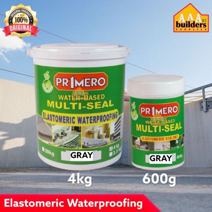 Primero Multiseal Elastomeric Waterproofing 600g 4kg | Lazada PH