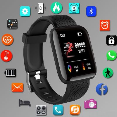 Digital Smart Sport Watch Mens Watches Led Electronic Wristwatch Women Bluetooth Male Fitness Message Heart Rate Body Sleep Kid