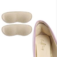 1pair Thickened Suede Shoe Insert Anti Slip Cushion Pads Protector Heels Rubbing Half yard Heel Shoes Insole Grips Unisex Shoes Accessories