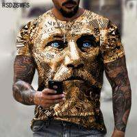 New Style Hot Sale In 2021 3D printing Mens T-shirt entleman Style Design Short Sleeves  Summer Fashion Handsome Man