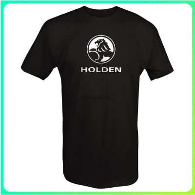 เสื้อยืดผ้าฝ้าย พิมพ์ลายโลโก้ Holden Lion Commodore สีดํา ODcbhbMKokcc M  G3KO