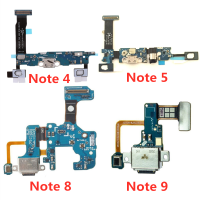 ขั้วต่อแท่นชาร์จช่องเสียบชาร์จ Usb สายเคเบิ้ลยืดหยุ่นสำหรับ Samsung Galaxy Note 4 5 8 9 N910f N920f N950f N960f