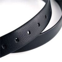 High-end MUJI muj belt mens leather pin buckle belt Korean style business trend youth casual cowhide belt