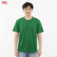 เสื้อยืดผ้าเรียบ นิ่ม ไม่ย้วย Comfort Jersey สีเขียว 02TKJ06 - PMKPOLOMAKER