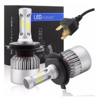 2Pcs LED H1 H3 H7 H4 H13 H11 9004 880 9007 Auto S2 Car Headlight Bulbs 72W 8000LM 6500K for 9V to 36V 200M lighting range