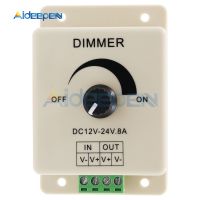 ❒▲◈ LED Dimmer Switch DC 12V 24V 8A Adjustable Brightness Lamp Bulb Strip Driver Single Color Light Power Supply Controller