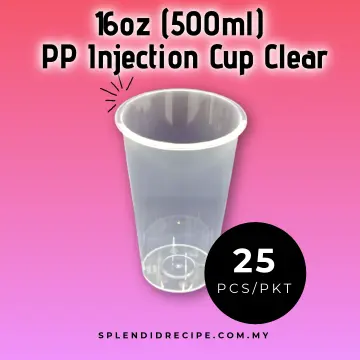 16oz 22oz black injection pp cup