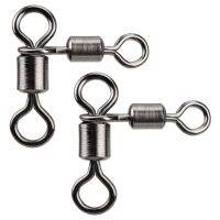 THKFISH Fishing Swivels 360 rotation 3 Way Swivels Fishing Crossline Swivel Heavy Duty Fishing Tackle Accessories Accessories