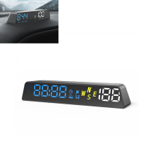 2023 GPS Dashboard HUD Gatue Digital Speedometer Time Compass Altitude Plug And Play อุปกรณ์อิเล็กทรอนิกส์สำหรับรถยนต์ทุกคัน