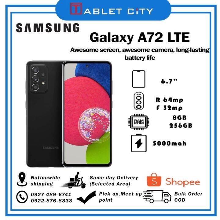 Samsung Galaxy A72 8gb 256gb Lte Lazada Ph