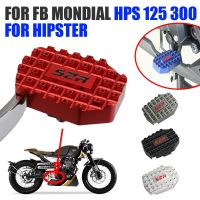 For FB Mondial HPS 125 HPS 300 Hipster HPS125 HPS300 Accessories Motorcycle Rear Foot Brake Pedal Lever Step Plate Enlarge Pad