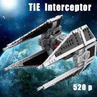 Star series wars TIE interceptor model movie collection childrens toy spaceship moc building block