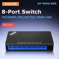 ▤❉♕ 8 Port Full Gigabit Plastic Unmanaged Network Ethernet Switch