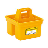 Penco Storage Caddy Small Yellow / กล่องจัดระเบียบสิ่งของแบบมีหูหิ้ว ขนาดเล็ก สีเหลือง แบรนด์ Penco จากประเทศญี่ปุ่น (HEB035-YE)