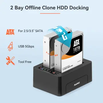 MAIWO 4 Bay USB 3.0 2.5/3.5 SATA SSD/HDD Hard Drive Docking Station /  External Hard Disk Dock / Enclosure, Hard Dirve Offline Cloner /  Duplicator
