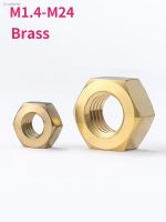 ♨✆✤ M1.4 M1.6 M2 M2.5 M3 M4 M5 M6 M8 M10 M12 M14 M16 M18 M20 M22 M24 Brass Nut Copper Hexagonal Nuts Brass Hex Nuts