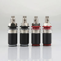 4PCS ST650R โรเดียมชุบ HIFI เครื่องขยายเสียงลำโพง Terminal Binding Post Socket 45Mm