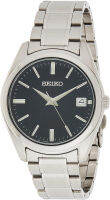 Seiko Mens Essentials Japanese Quartz With Stainless Steel Strap, Silver (Model: SUR309)