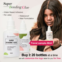 50ml Super Bonding Adhesive Glue For Hair Systems Lace Wig Glue Waterproof Adhesive for Lace WigsToupeeHair Closure