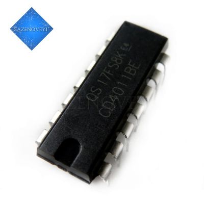 10Pcslot CD4011 CD4011BE DIP-14 4011 QUAD ประตูNAND อินพุต2-In IC ในสต็อก